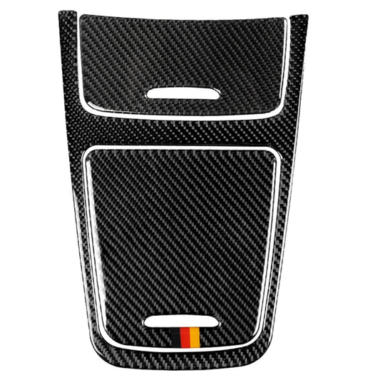 Car Carbon Fiber German Color Central Control Panel Decorative Sticker for Mercedes-Benz A Class 2013-2018/CLA 2013-2017/GLA 2013-2017, Left and Right Drive Universal, German Color Central Control Panel