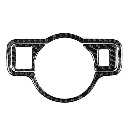 Car Carbon Fiber Solid Color Headlight Switch C Decorative Sticker for Mercedes-Benz A 2013-2018/B Class 2013-2018/C Class 2007-2013, Left Drive, Solid Color Headlight Switch C