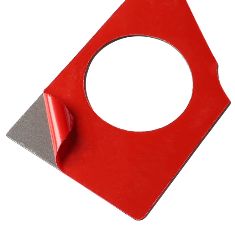 Car Carbon Fiber Rear Door Handle Decorative Sticker for Lexus RX300 / 270 / 200T / 450h 2016-2019, Left and Right Drive Universal, Rear Door Handle