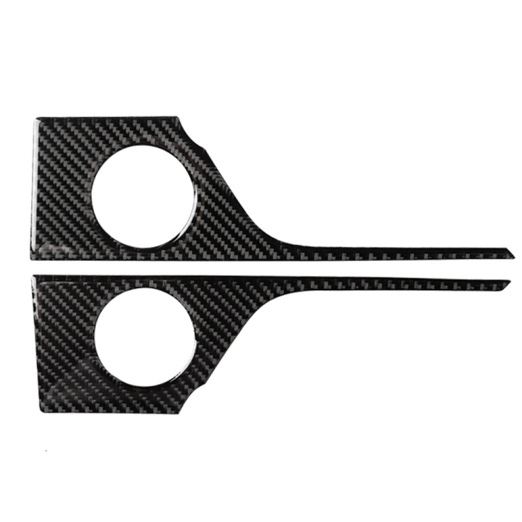 Car Carbon Fiber Rear Door Handle Decorative Sticker for Lexus RX300 / 270 / 200T / 450h 2016-2019, Left and Right Drive Universal, Rear Door Handle