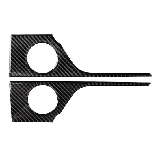 Car Carbon Fiber Rear Door Handle Decorative Sticker for Lexus RX300 / 270 / 200T / 450h 2016-2019, Left and Right Drive Universal, Rear Door Handle