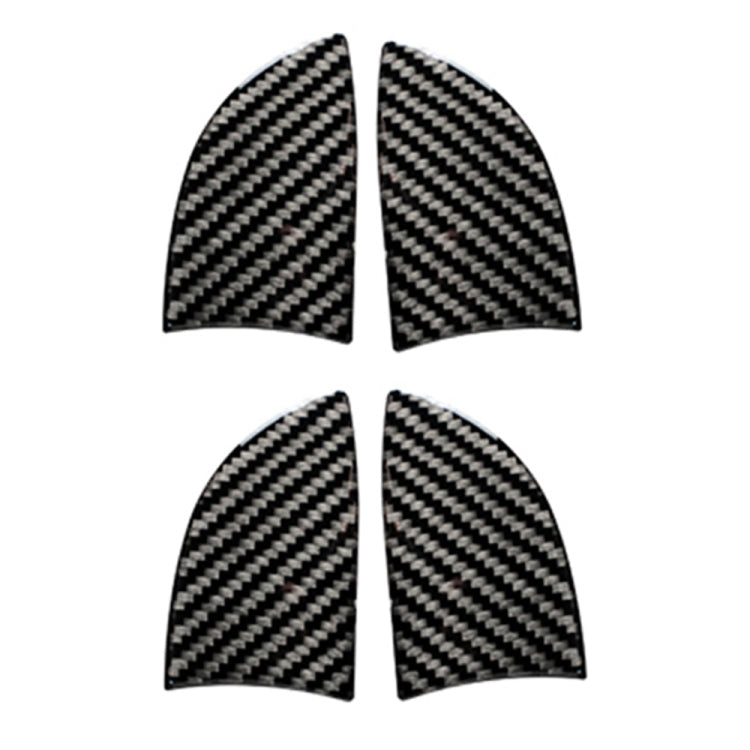 Car Carbon Fiber Inner Door Bowl Decorative Sticker for Lexus NX200 / 200t / 300h 2014-2021, Left and Right Drive Universal, Inner Door Bowl