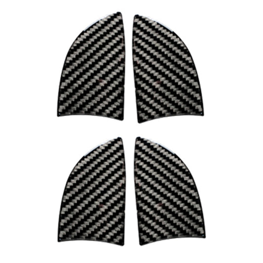 Car Carbon Fiber Inner Door Bowl Decorative Sticker for Lexus NX200 / 200t / 300h 2014-2021, Left and Right Drive Universal, Inner Door Bowl