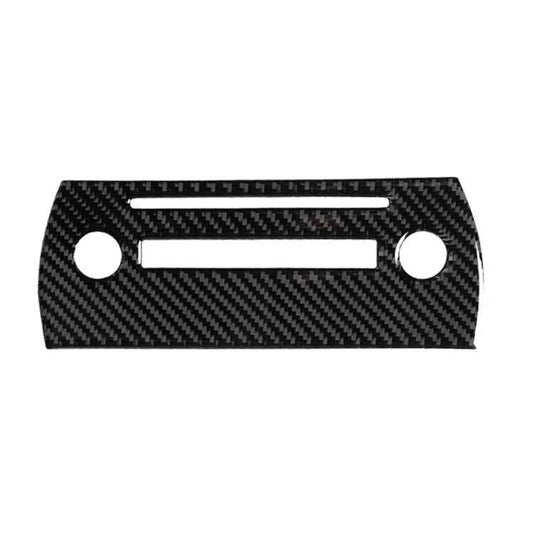 Car Carbon Fiber CD Panel Decorative Sticker for Lexus NX200 / 200t / 300h 2014-2021, Left and Right Drive Universal