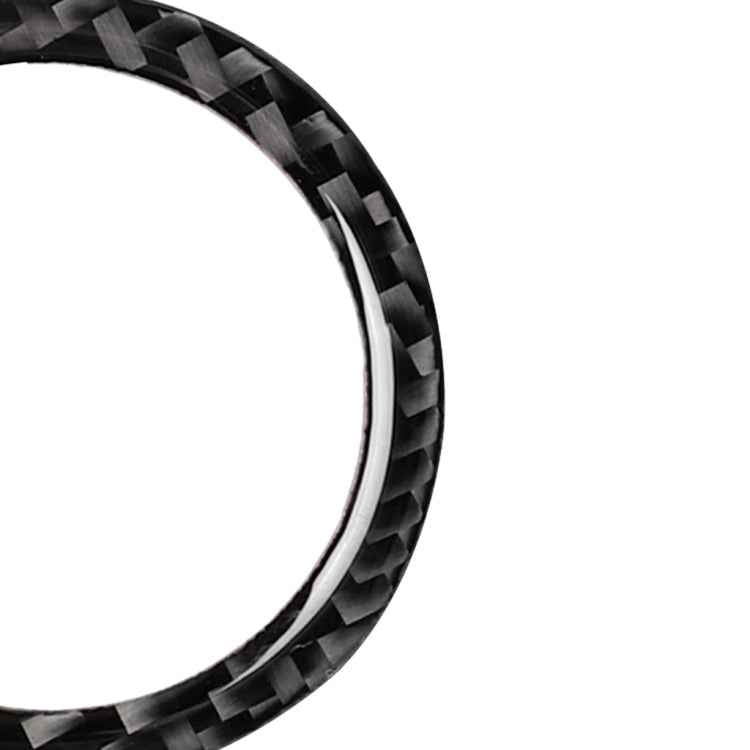 Car Carbon Fiber Start Circle Decorative Sticker for Lexus IS250 300 350C 2006-2012, Left and Right Drive Universal