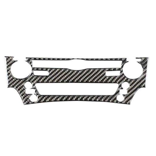 Car Carbon Fiber CD Panel Decorative Sticker for Lexus IS250 300 350C 2006-2012, Left and Right Drive Universal