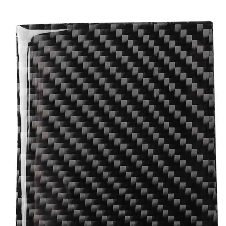 Car Carbon Fiber Water Cup Holder Panel Decorative Sticker for Lexus IS250 300 350C 2006-2012, Left and Right Drive Universal