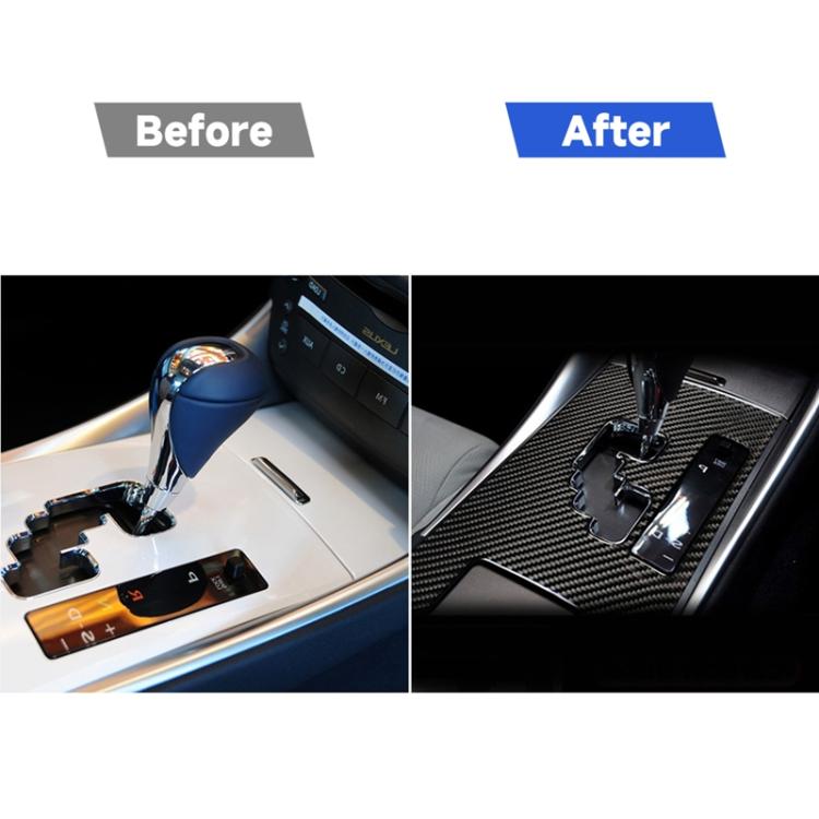 Car Carbon Fiber Gears B Decorative Sticker for Lexus IS250 300 350C 2006-2012, Right Drive, Gears B, Right Drive