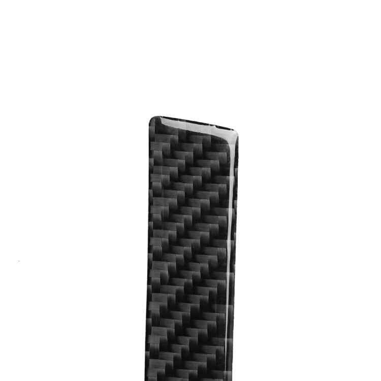 Car Carbon Fiber Passenger Seat Decorative Strip for Audi A6 S6 C7 A7 S7 4G8 2012-2018, Left and Right Drive Universal