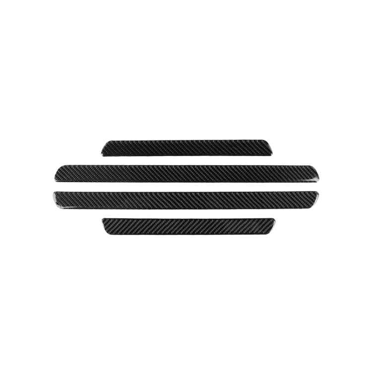 Car Carbon Fiber Threshold Decorative Sticker for Audi A6 S6 C7 A7 S7 4G8 2012-2018, Left and Right Drive Universal