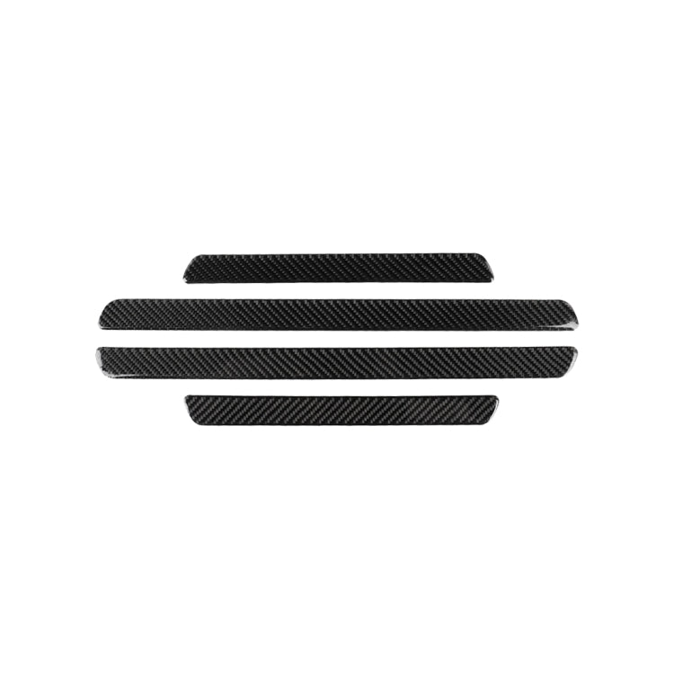 Car Carbon Fiber Threshold Decorative Sticker for Audi A6 S6 C7 A7 S7 4G8 2012-2018, Left and Right Drive Universal, Threshold