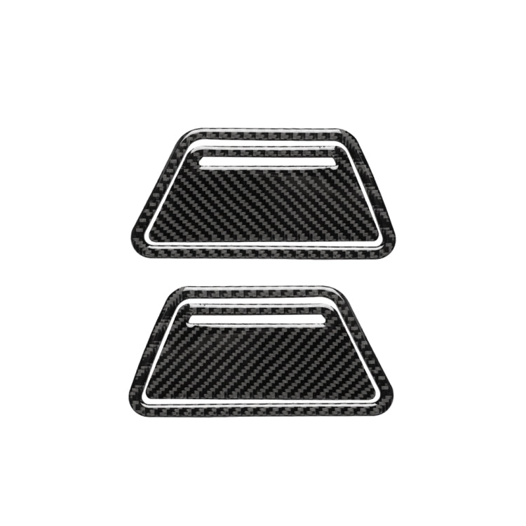 Car Carbon Fiber Ashtray Panel Decorative Sticker for Audi A6 S6 C7 A7 S7 4G8 2012-2018, Left and Right Drive Universal, Ashtray Panel