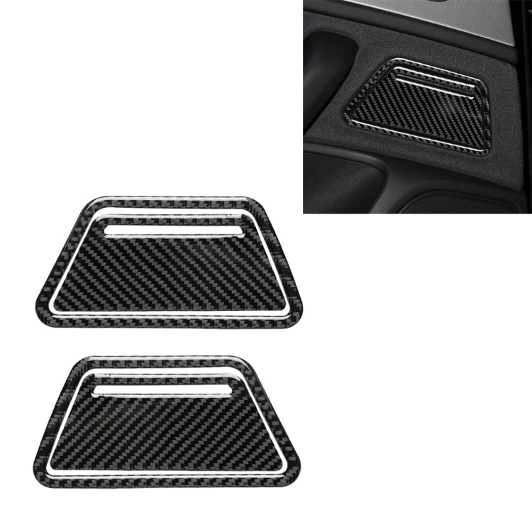 Car Carbon Fiber Ashtray Panel Decorative Sticker for Audi A6 S6 C7 A7 S7 4G8 2012-2018, Left and Right Drive Universal, Ashtray Panel