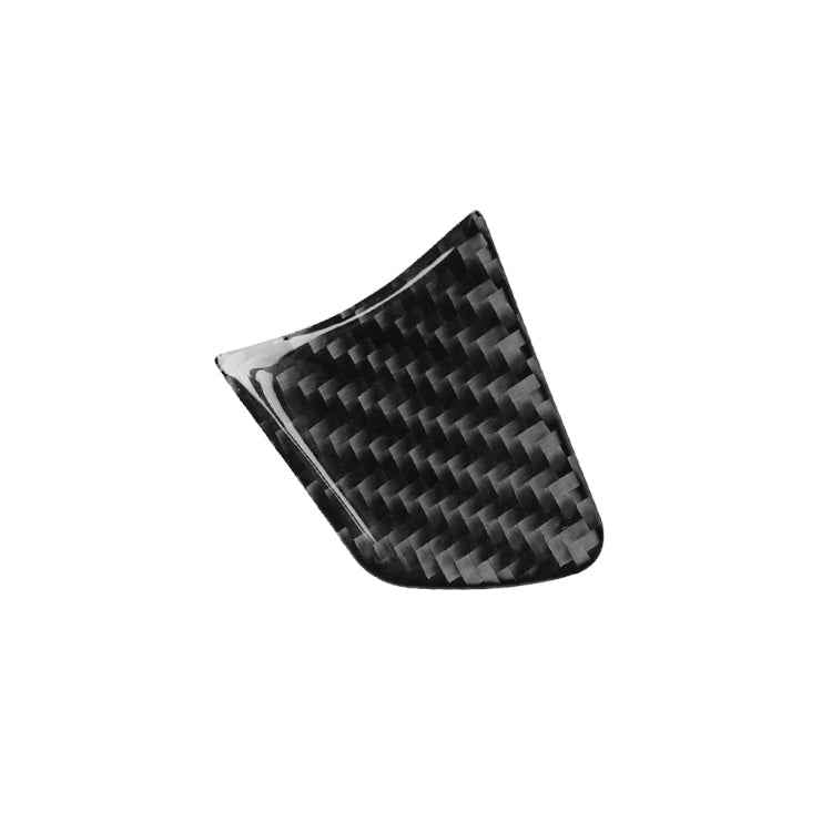Car Carbon Fiber Steering Wheel Button Decorative Sticker for Audi A6 S6 C7 A7 S7 4G8 2012-2018, Left and Right Drive Universal