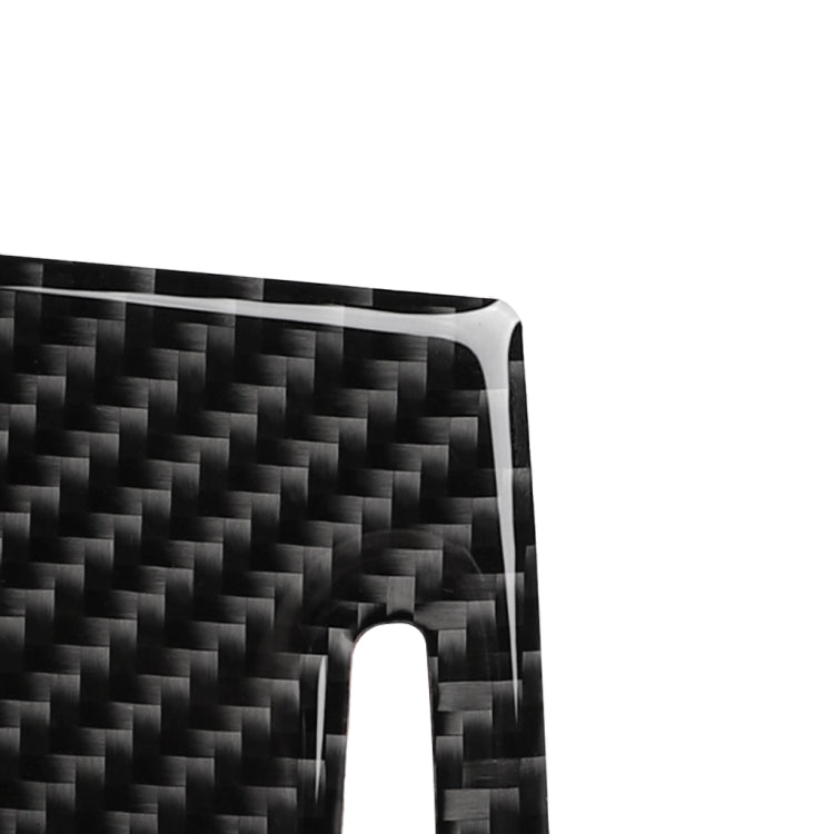 Car Carbon Fiber Water Cup Cover Decorative Sticker for Audi A6 2005-2011, Left and Right Drive Universal, Water Cup Cover