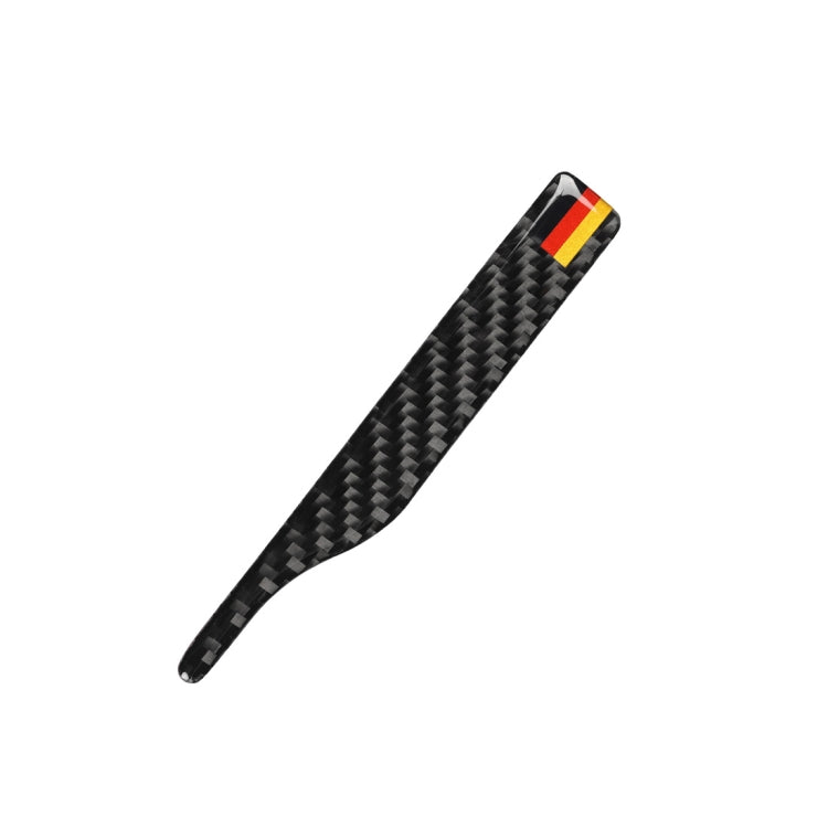 Car Carbon Fiber German Flag Pattern Rearview Mirror Anti-collision Sticker for Audi TT, Left and Right Drive Universal, B Style, Rearview Mirror Anti-collision B