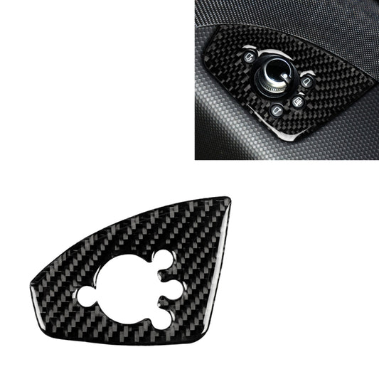 Car Carbon Fiber Door Button Decorative Sticker for Audi TT 8n 8J MK123 TTRS 2008-2014, Right Drive, B Style, Door Button, Right Drive B
