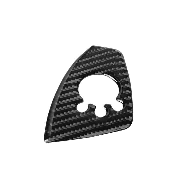 Car Carbon Fiber Door Button Decorative Sticker for Audi TT 8n 8J MK123 TTRS 2008-2014, Left Drive, A Style