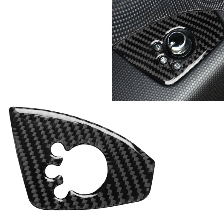 Car Carbon Fiber Door Button Decorative Sticker for Audi TT 8n 8J MK123 TTRS 2008-2014, Left Drive, A Style, Door Button, Left Drive A