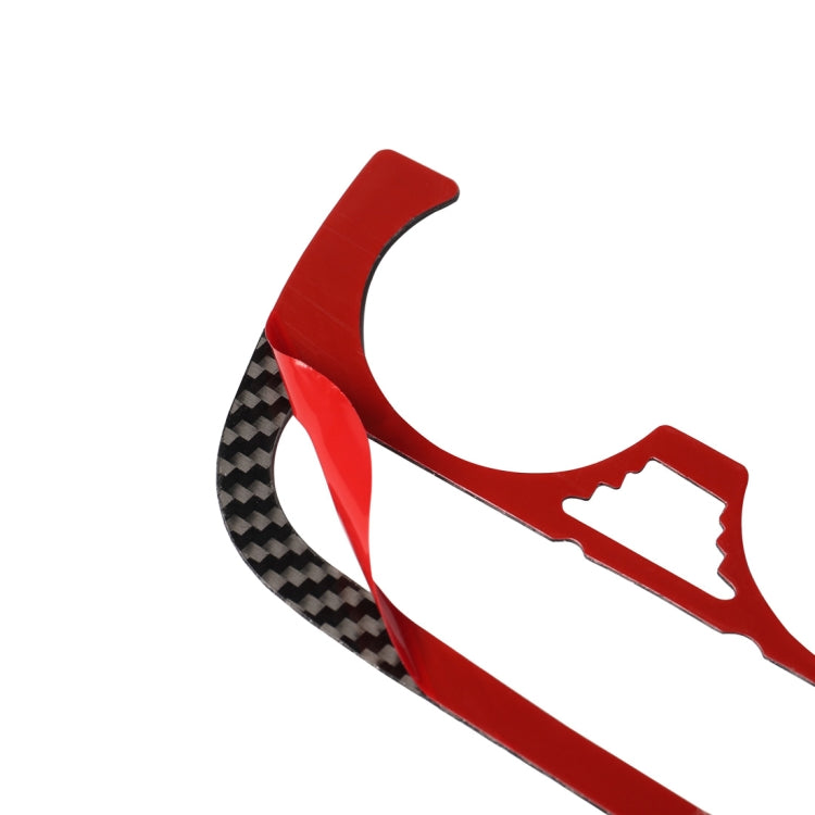 Car Carbon Fiber Air Conditioning Button Decorative Sticker for Audi TT 8n 8J MK123 TTRS 2008-2014, Left and Right Drive Universal, Air Conditioning Button