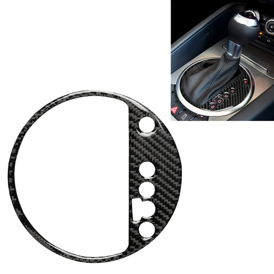 Car Carbon Fiber Gear Shift Position Panel Decorative Sticker for Audi TT 8n 8J MK123 TTRS 2008-2014, Right Drive, Gear Shift Position