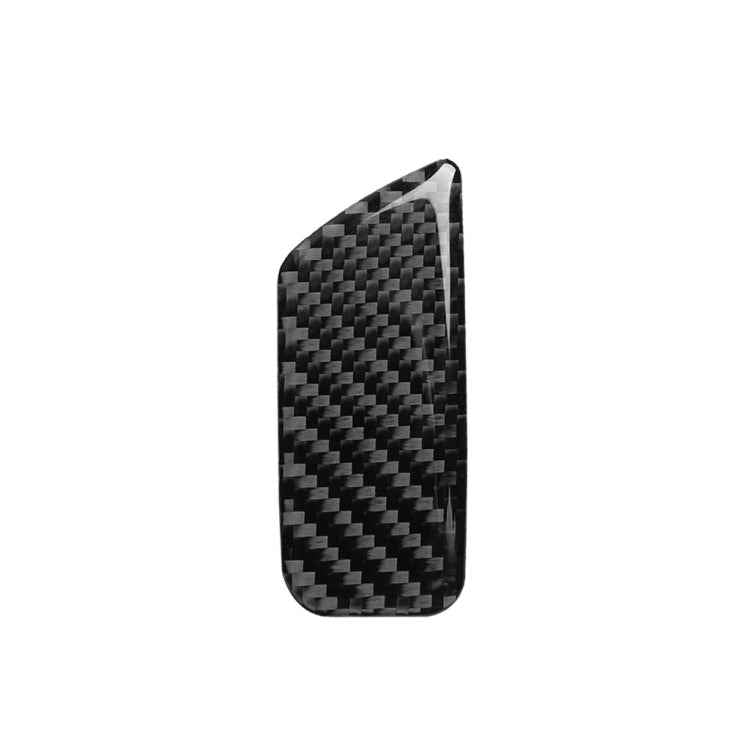 Car Carbon Fiber Passenger Seat Hand Box Switch Decorative Sticker for Audi A3 / 8V 2014-2019, Right Drive