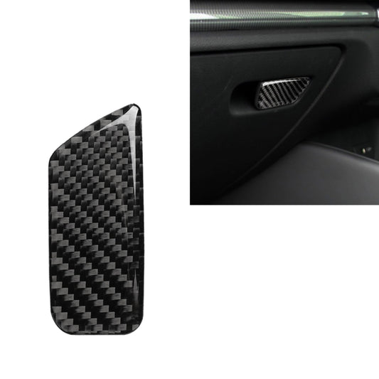 Car Carbon Fiber Passenger Seat Hand Box Switch Decorative Sticker for Audi A3 / 8V 2014-2019, Right Drive, Hand Box Switch, Right Drive
