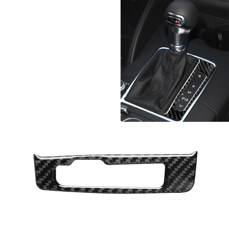 Car Carbon Fiber Gear Shift Frame Decorative Sticker for Audi A3 / 8V 2014-2019, Right Drive, Gear Shift Frame, Right Drive