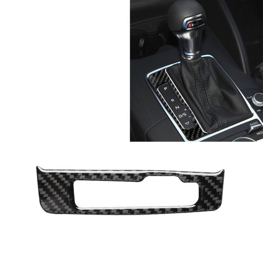 Car Carbon Fiber Gear Shift Frame Decorative Sticker for Audi A3 / 8V 2014-2019, Left Drive, Gear Shift Frame, Left Drive
