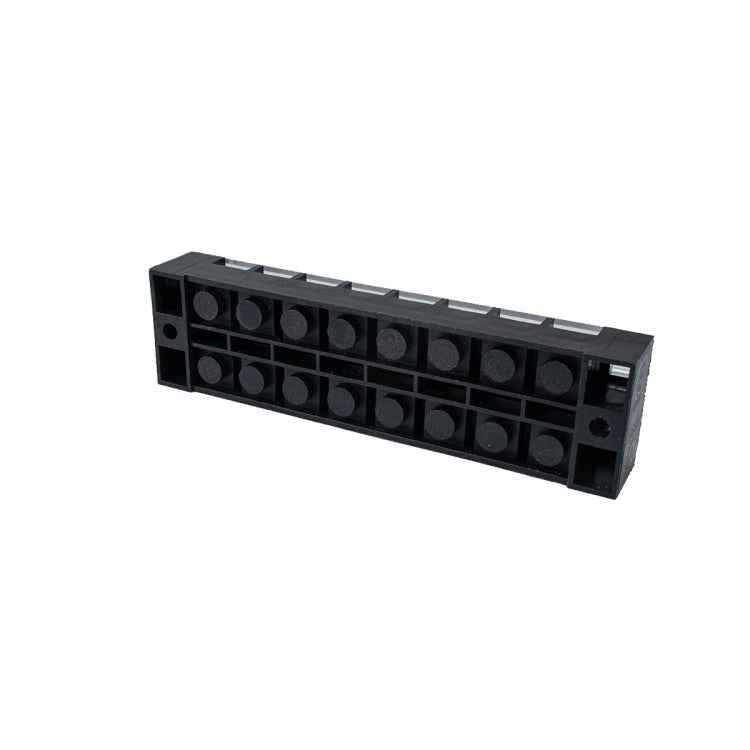 5 PCS Car 8-way 25A TB-2508 Dual Row Power Terminal Connector + 8-position Connection Strip with Cover