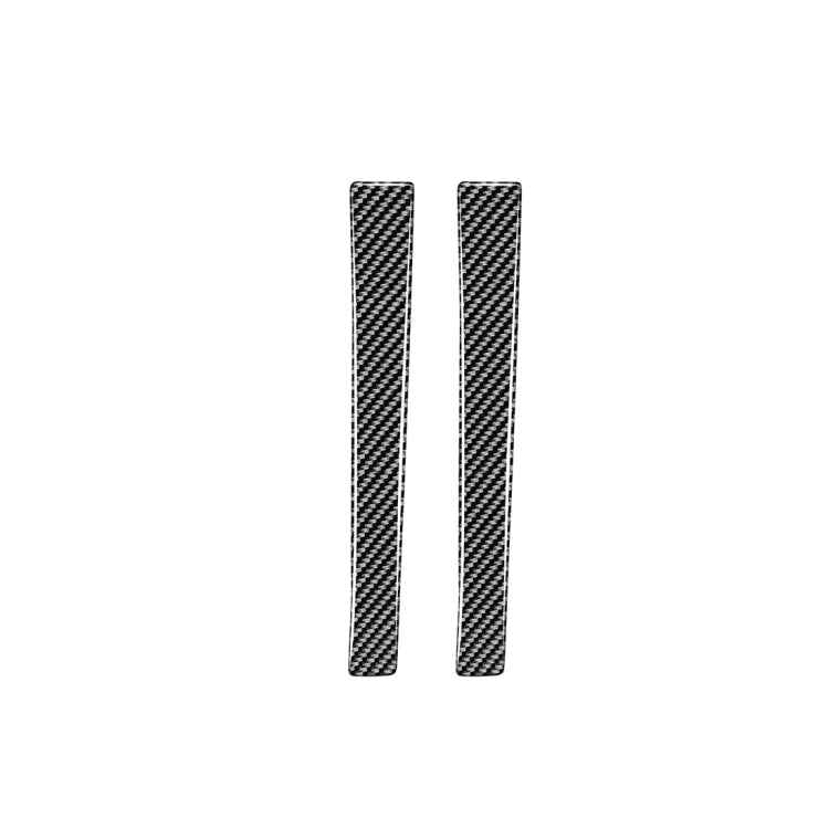 Car Carbon Fiber Armrest Cup Holder Decorative Stickers for Volvo V60 2010-2017 / S60 2010-2018, Left and Right Drive Universal
