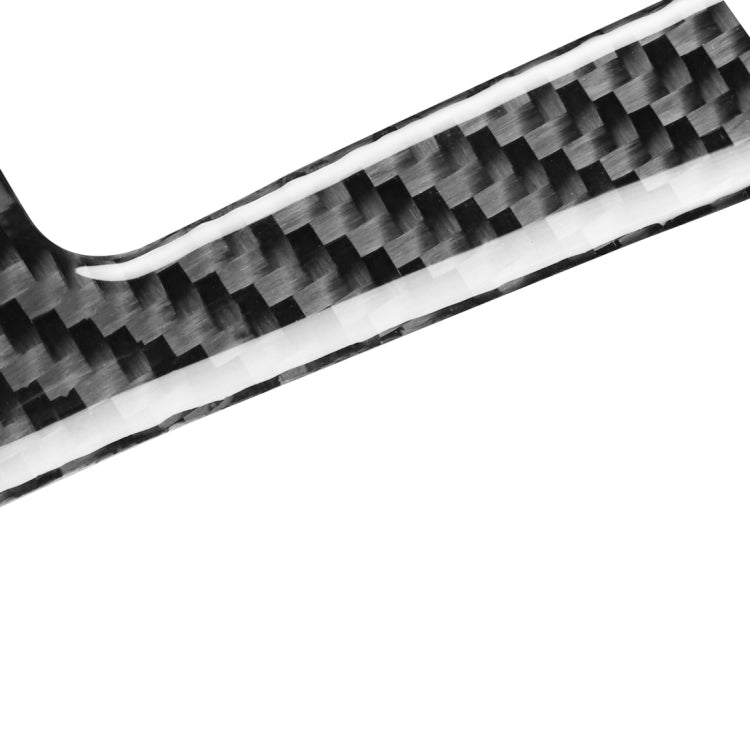 Car Carbon Fiber Armrest Cup Holder Decorative Stickers for Volvo V60 2010-2017 / S60 2010-2018, Left and Right Drive Universal, Armrest Cup Holder