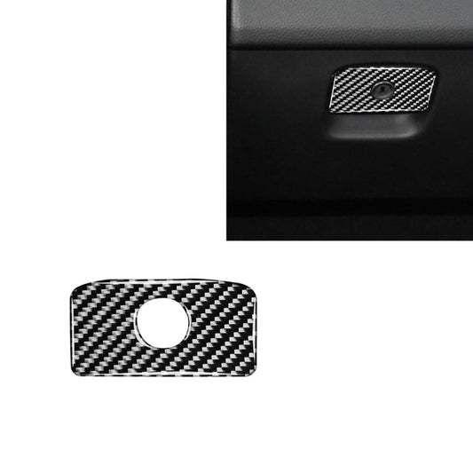 Car Carbon Fiber Front Passenger Seat Storage Box Handle Decorative Stickers for Jaguar F-PACE X761 XE X760 XF X260 2016-2020, Left and Right Drive Universal, Storage Box Handle