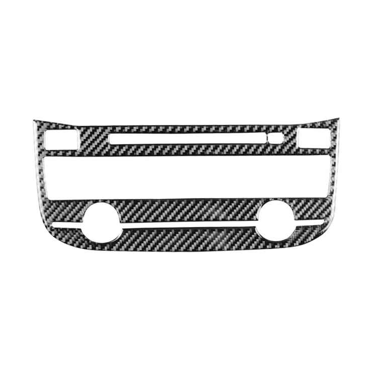 Car Carbon Fiber Air Conditioning Panel Decorative Stickers for Jaguar F-PACE X761 XE X760 XF X260 2016-2020, Left and Right Drive Universal