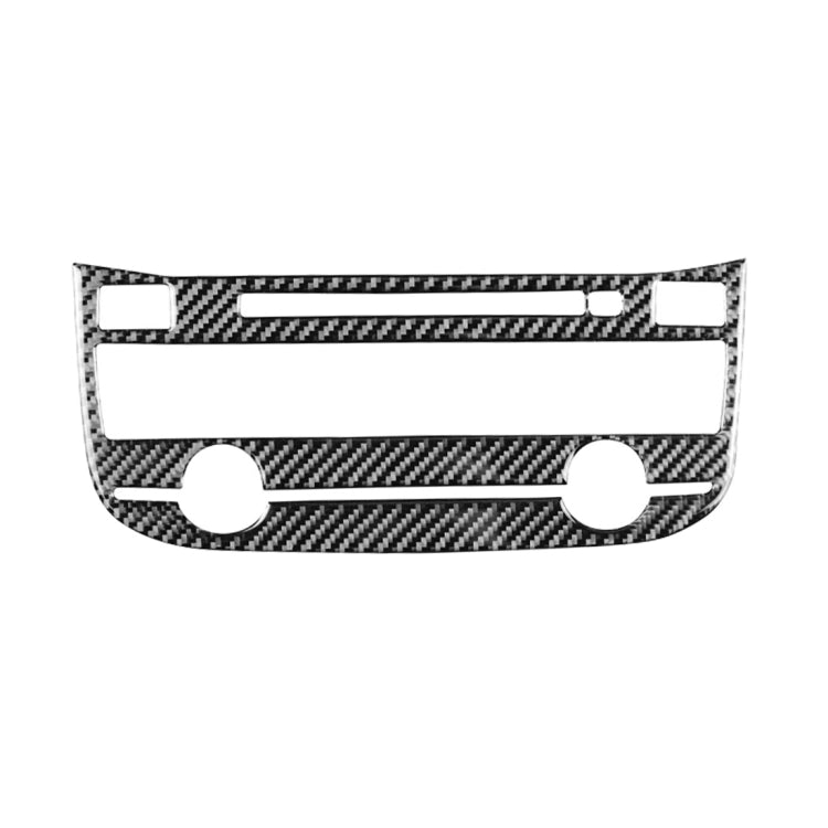 Car Carbon Fiber Air Conditioning Panel Decorative Stickers for Jaguar F-PACE X761 XE X760 XF X260 2016-2020, Left and Right Drive Universal, Air Conditioning Panel