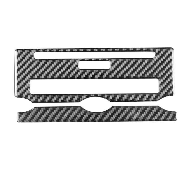 Car Carbon Fiber Central Control CD Panel Decorative Sticker for Land Rover Discovery 4 2010-2016, Left and Right Drive Universal
