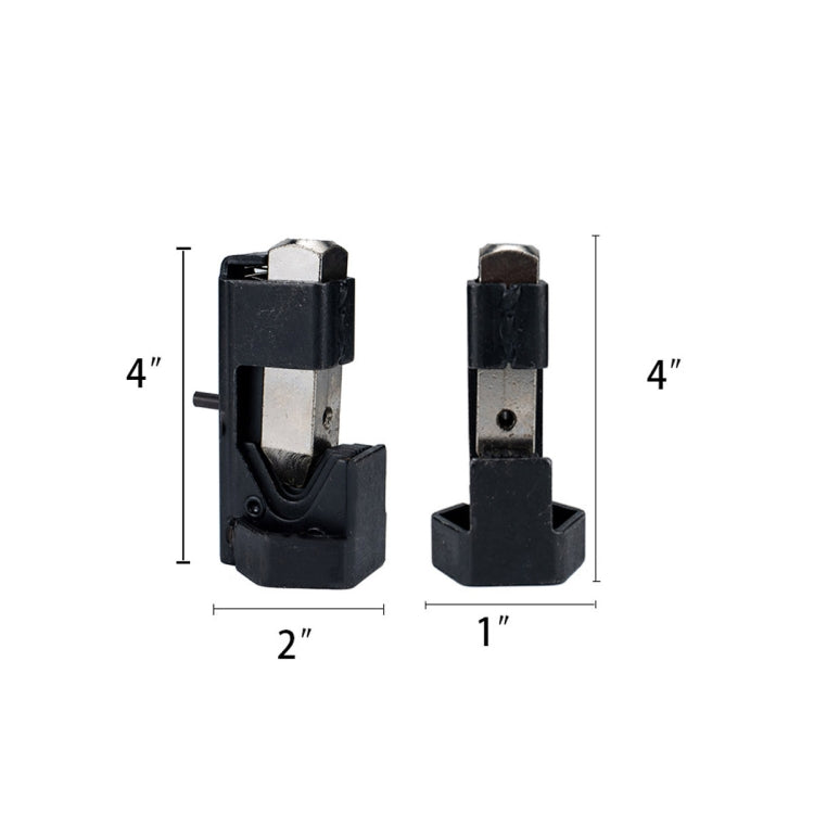Car Battery Cable Hammer Crimper Hammer Lug Crimper Tool Pliers with T2 Copper 4 x 5/16 Heavy-duty Cold-pressed Wire Terminals