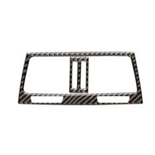 Car Carbon Fiber Solid Color Rear Air Outlet Decorative Sticker for BMW E70 X5 / E71 X6 2009-2013, Left and Right Drive Universal, Rear Air Outlet