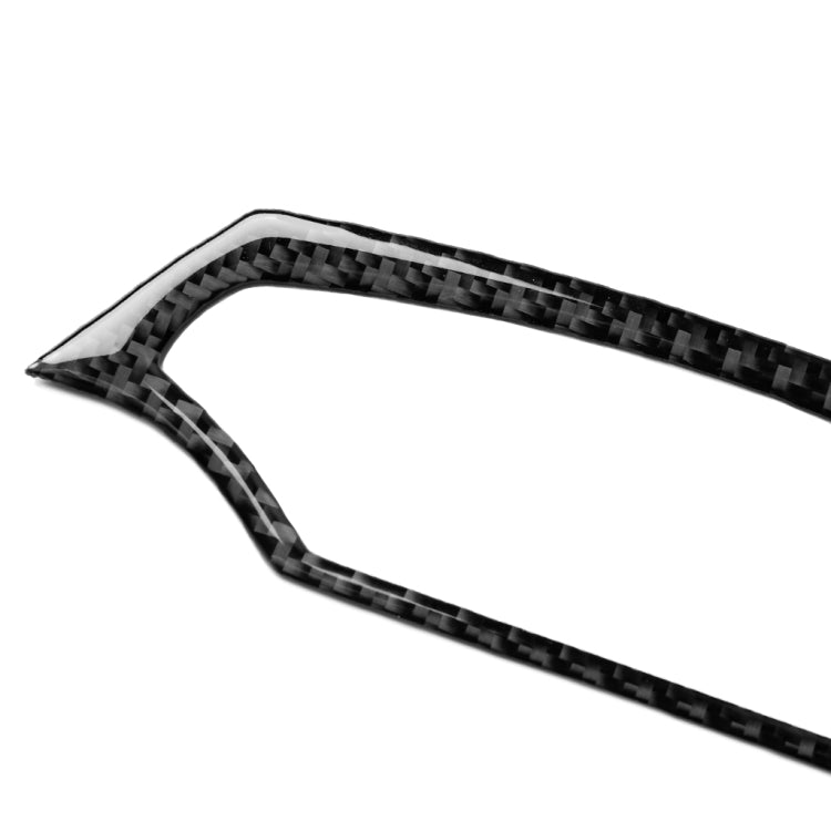 Car Carbon Fiber Dashboard Frame Decorative Sticker for Audi A4 2009-2010 / A4L 2009-2012, Left Drive, For Audi A4 2009-2010