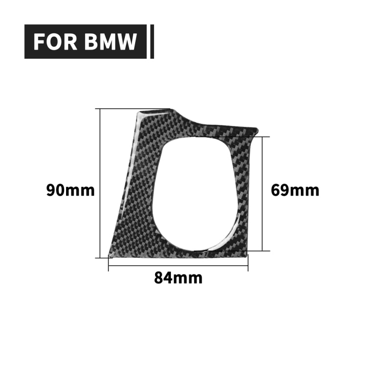 Car Carbon Fiber Key Hole Decorative Sticker for BMW 3 Series F30 2013-2018 / F34 2013-2017, Right Drive, Key Hole