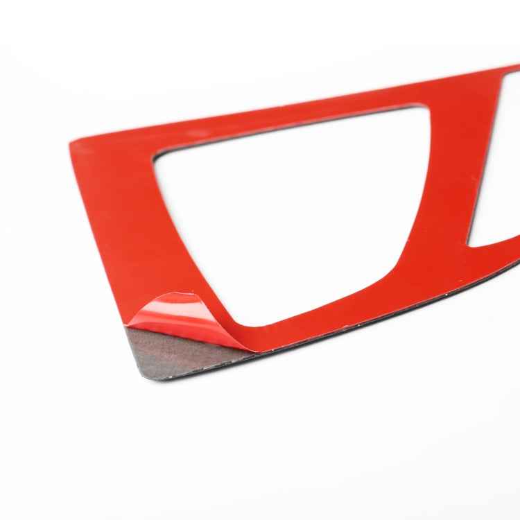 Car Carbon Fiber Gear Position Panel Decorative Sticker for BMW 2013-2017 3 Series F30 / 3GTSeries F34, Right Drive