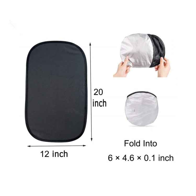 Car Net Yarn Sunscreen Electrostatic Window Sunshade Cover, Size: 51 x 31cm