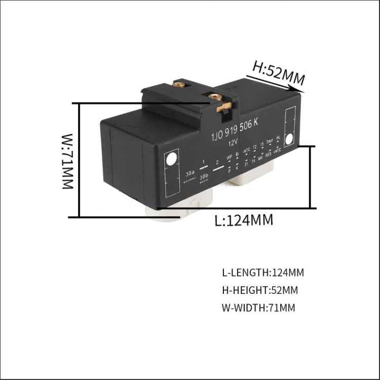 Car Relay Air Conditioning Controller 1J0919506K  for Volkswagen Bora / Golf 4