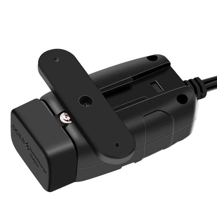 Universal Car Super Quick Dual Port USB Charger Power Outlet Adapter with LED Digital Voltmeter