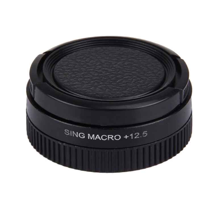 JUNESTAR Proffesional 37mm 12.5X Macro Lens Filter + Lens Protective Cap for GoPro & Xiaomi Xiaoyi Yi Sport Action Camera
