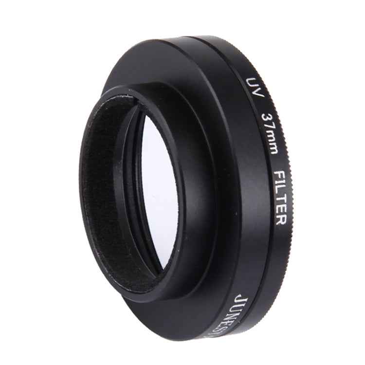 JUNESTAR for Xiaomi Xiaoyi Yi II 4K Sport Action Camera Proffesional 37mm UV Filter + Lens Protective Cap