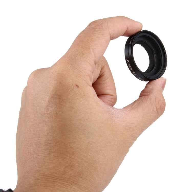 JUNESTAR for Xiaomi Xiaoyi Yi II 4K Sport Action Camera Proffesional 37mm UV Filter + Lens Protective Cap