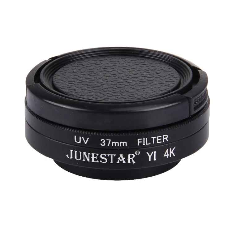 JUNESTAR for Xiaomi Xiaoyi Yi II 4K Sport Action Camera Proffesional 37mm UV Filter + Lens Protective Cap
