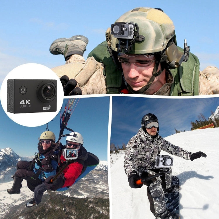 F60 2.0 inch Screen 170 Degrees Wide Angle WiFi Sport Action Camera Camcorder with Waterproof Housing Case, Support 64GB Micro SD Card, F60 (Yellow), F60 (White), F60 (Silver), F60 (Magenta), F60 (Blue), F60 (Gold), F60 (Black)