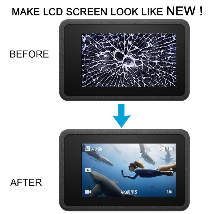 For DJI Osmo Action 4 Original Rear Main LCD Screen Digitizer Full Assembly with Frame